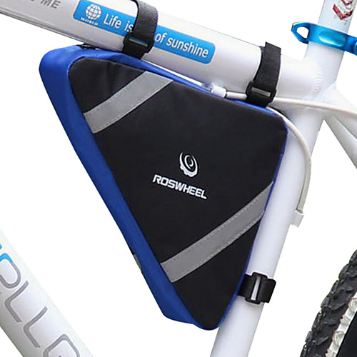 

ROSWHEEL 2.2 L Bike Frame Bag Top Tube Triangle Bag Moistureproof Wearable Shockproof Bike Bag Cloth PVC(PolyVinyl Chloride) Bicycle Bag Cycle Bag Cycling / Bike / Waterproof Zipper