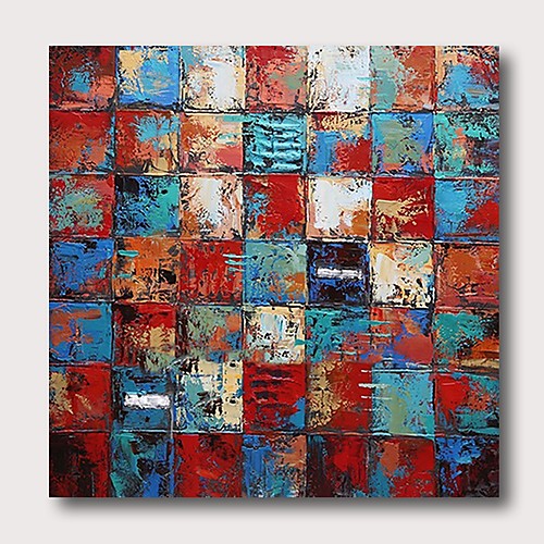 

Oil Painting Hand Painted - Abstract Comtemporary Modern Stretched Canvas