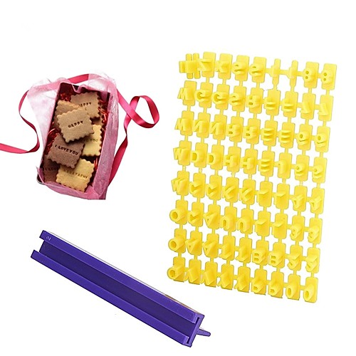 

English Letter Imprint Cookies Biscuits Chocolate Cutters