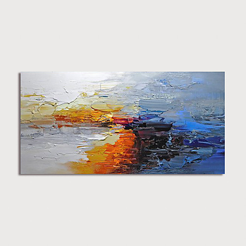 

Oil Painting Hand Painted - Abstract Modern Stretched Canvas