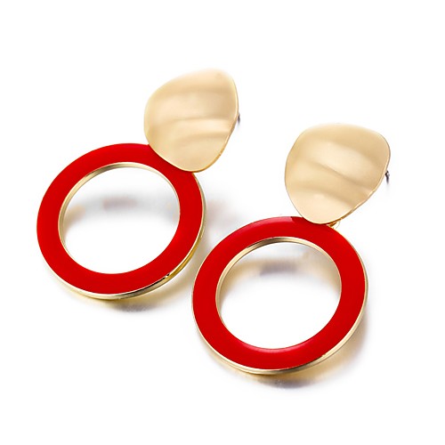 

Women's Drop Earrings Fancy European Romantic Earrings Jewelry Black / Red / Champagne For Gift Daily 1 Pair