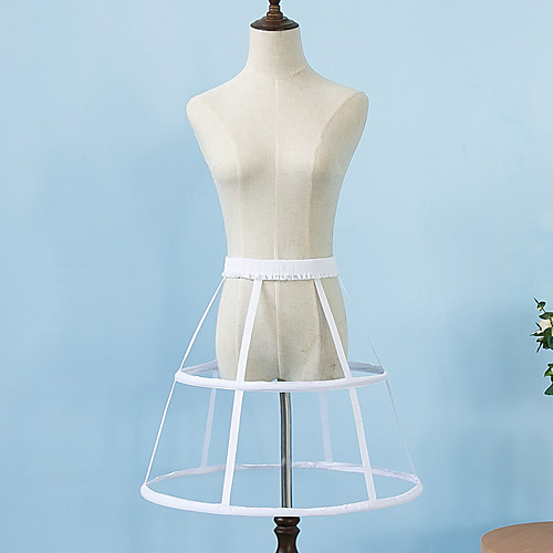 

Petticoat Hoop Skirt Tutu Under Skirt 1950s White Black Petticoat / Crinoline