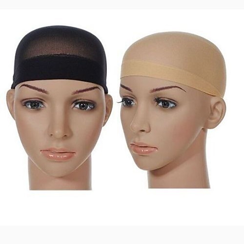 

Poly / Cotton Blend Wig Caps High Transparency 2/24 pcs Simple Natural Black #1B Strawberry Blonde / Light Blonde
