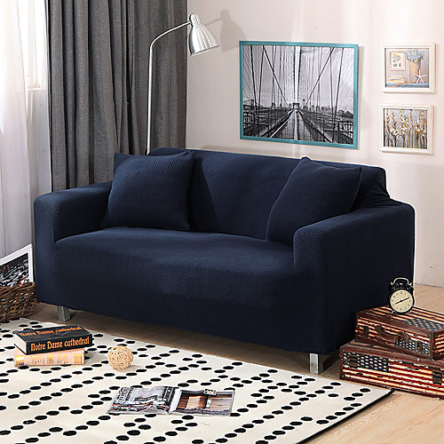 

Sofa Cover Solid Colored Embossed Polyester Slipcovers