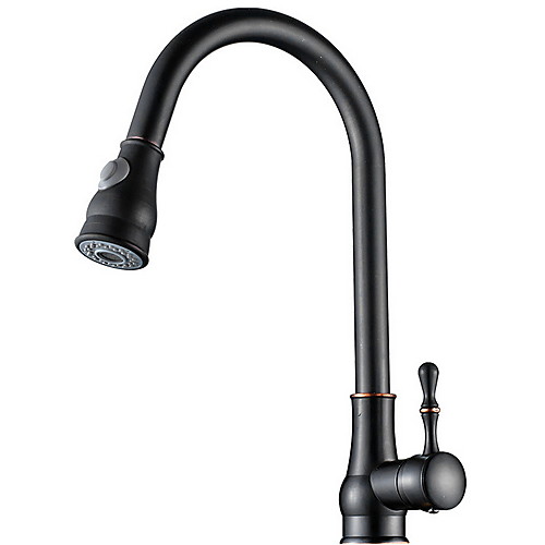 

Bathroom Sink Faucet - Widespread Black / Black Oxide Finish Other Single Handle One HoleBath Taps