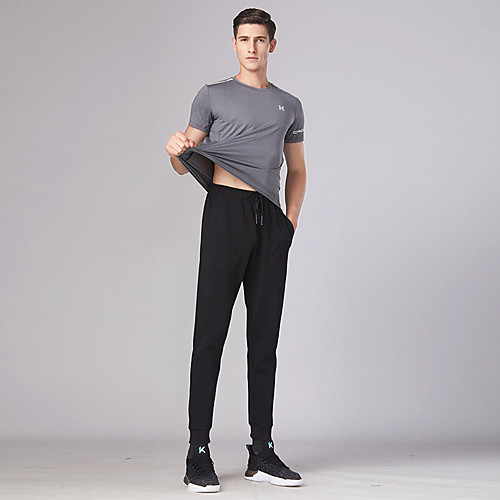 

Men's Hiking Pants Trousers Solid Color Summer Outdoor Breathable Quick Dry Stretchy Sweat-wicking Cotton Pants / Trousers Bottoms White Black Light Grey Dark Blue Fishing Climbing Camping / Hiking