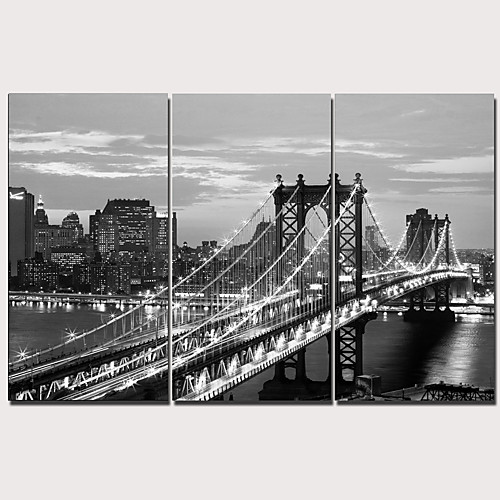 

Print Stretched Canvas Prints - Modern Realism Classic Modern Three Panels Art Prints