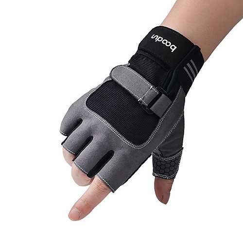 

BOODUN Barbells / Weight Bars Workout Gloves Lycra Adjustable Non Toxic Durable Full Palm Protection & Extra Grip Breathable Quick Dry Exercise & Fitness Gym Workout Weightlifting For Men Women