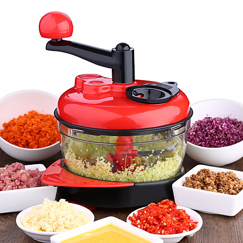 

1500ml Vegetable Cutter Chopper Shredders Manual Meat Slicer Grinder Salad Maker Kitchen Tools 3 Speed Adjustable