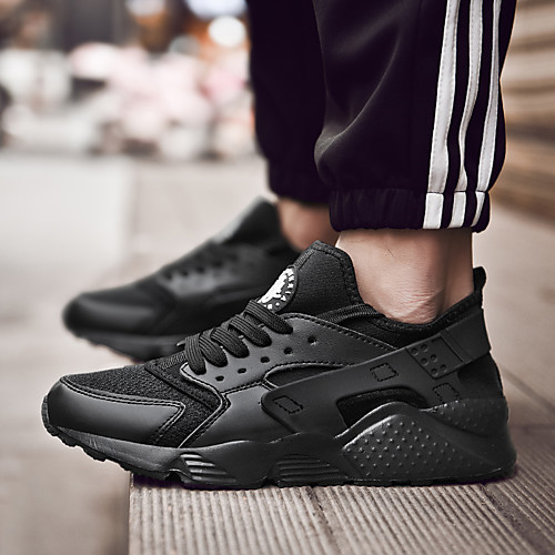 

Men's Trainers Athletic Shoes Sporty Casual Daily Outdoor Running Shoes Fitness & Cross Training Shoes Walking Shoes PU Tissage Volant Breathable Wear Proof White Black Red Fall Summer