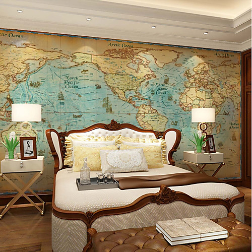 

Wallpaper / Mural / Wall Cloth Canvas Wall Covering - Adhesive required Art Deco / Pattern / 3D