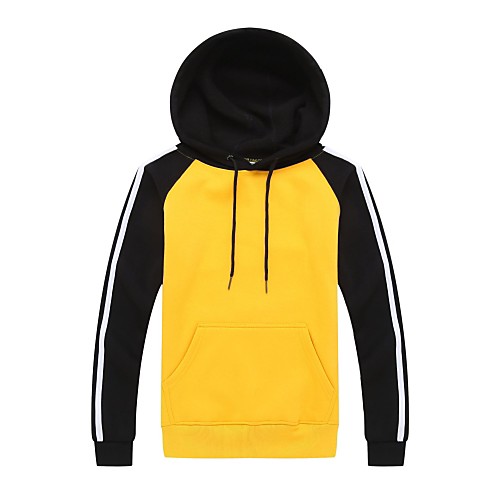 

Men's Hiking Sweatshirt Winter Outdoor Windproof Top Cotton Camping / Hiking / Caving Winter Sports Black / Red Black / Yellow RedBlue