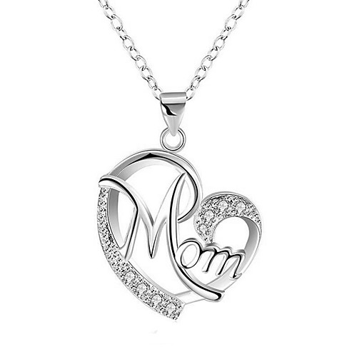 

Women's Pendant Necklace Chrome Silver 446 cm Necklace Jewelry 1pc For Gift Daily
