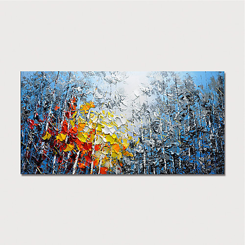 

Hand Painted Canvas Oil Painting Abstract Landscape Home Decoration With Frame Painting Ready To Hang