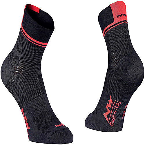 

Men's Women's Athletic Sports Socks Cycling Socks Compression Socks Breathable Comfortable Black Forest Green Red / White Cotton Road Bike Mountain Bike MTB Running Stretchy