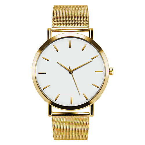 

Women's Quartz Watches Casual Fashion Black Silver Gold Alloy Chinese Quartz Black Silver Rose Gold Cute Lovely 30 m 1 pc Analog One Year Battery Life
