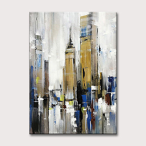 

Oil Painting Hand Painted - Abstract Vintage Modern Rolled Canvas