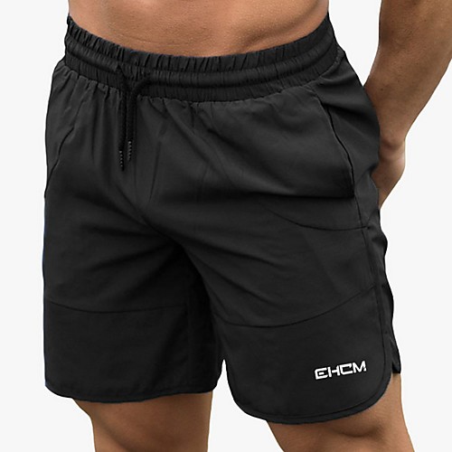 

Men's Basic Shorts Pants Solid Colored Black Red Green