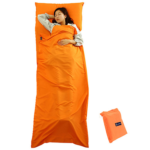 

Camping Sleeping Bag Liner Outdoor Camping Envelope / Rectangular Bag 15-25 °C Single Polyester Waterproof Portable Warm Dust Proof Foldable Skin Friendly 21075 cm Spring Fall for Fishing Hiking