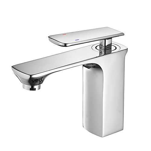 

Bathroom Sink Faucet - Widespread Electroplated Vessel Single Handle One HoleBath Taps / Brass