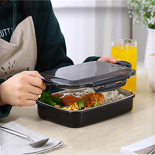 

Lunch Box Stainless Steel Portable Picnic With Compartments Microwavable Thermal Bento Box