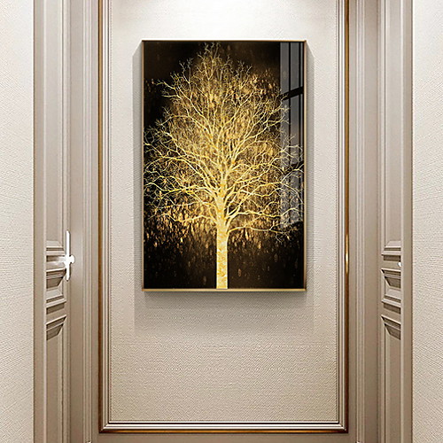 

Gold Tree Botanical Prints Luxury Style Framed Wall Art