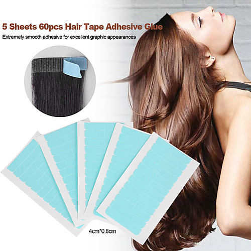 

Wig Accessories / Tools & Accessories Gel Wig Adhesive Glue / Adhesive Adhesive Tapes Water Resistant / Waterproof 5 pcs Daily Basic Transparent