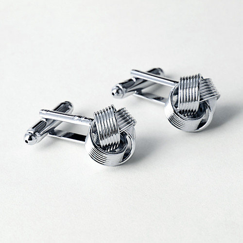 

Silver Cufflinks Alloy Men's Costume Jewelry For Daily
