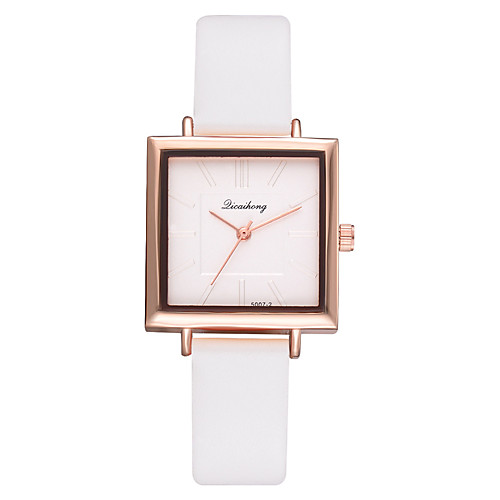 

Women's Quartz Watches Fashion Black Blue Purple PU Leather Chinese Quartz Purple Blushing Pink Green Casual Watch 1 pc Analog One Year Battery Life