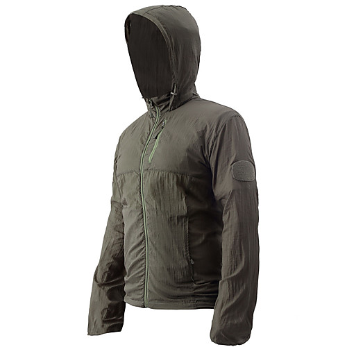 

Men's Hunting Jacket Outdoor Waterproof Sunscreen Breathable Quick Dry Summer Solid Colored Camo Top Polyester Camping / Hiking Hunting Fishing Green / Black Camouflage Blue