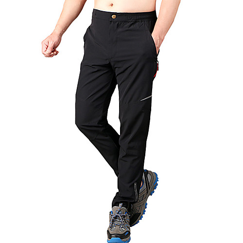 

Men's Hiking Pants Trousers Solid Color Summer Outdoor Sunscreen Breathable Quick Dry Ultra Light (UL) Pants / Trousers Bottoms Black Grey Green Dark Blue Fishing Climbing Camping / Hiking / Caving S