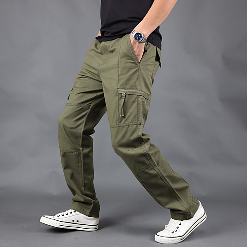 

Men's Hiking Pants Trousers Hiking Cargo Pants Winter Outdoor Breathable Anti-tear Durable Wear Resistance Pants / Trousers Bottoms Dark Grey Cream Black Army Green Khaki Camping / Hiking Hunting