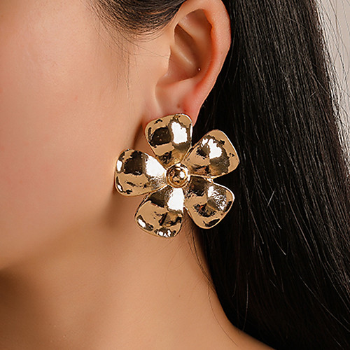 

Women's Earrings Holiday Wedding Birthday Romantic Earrings Jewelry Rose Gold / Gold / Silver For Date Street Festival 1 Pair