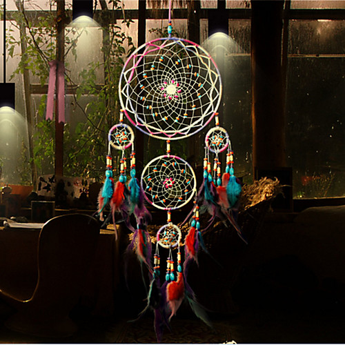 

Handmade Dream Catchers Feather Bohemia Style Wall Decorations