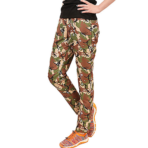 

Women's Hiking Pants Trousers Camo Summer Outdoor Waterproof Sunscreen Breathable Quick Dry Pants / Trousers Bottoms Brown Camping / Hiking / Caving Traveling S M L XL