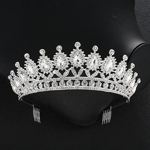 

Crystal / Alloy Tiaras with Crystal 1 Piece Wedding / Special Occasion Headpiece