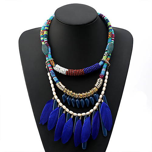 

Women's Pendant Necklace Statement Necklace Chrome Blue 56 cm Necklace Jewelry 1pc For Daily Holiday School Street Festival / Layered Necklace