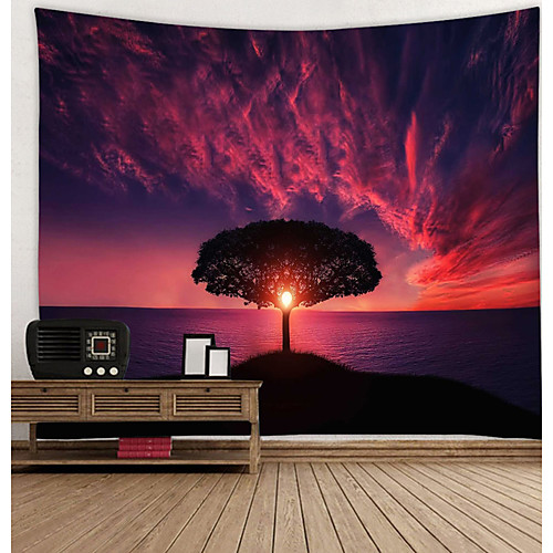 

Floral Theme Wall Decor 100% Polyester Modern Wall Art, Wall Tapestries Decoration