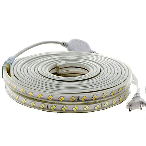 

5m LED Light Strips Flexible Tiktok Lights 600 LEDs 5730 SMD 1pc Warm White Cold White Waterproof Cuttable Decorative 220-240 V