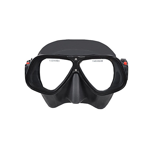 

YON SUB Diving Mask Underwater Waterproof Anti Fog Dry Top Adjustable Strap Two-Window - Swimming Diving Water Sports Scuba Silicone - For Adults Black