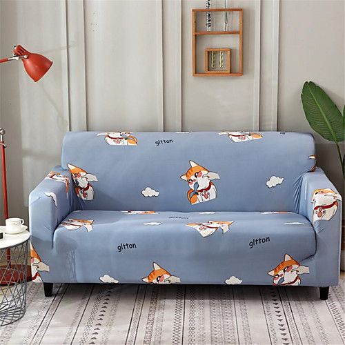

Sofa Cover Stretch Cheap Couch Cover 1 Piece Soft Durable Slipcovers Spandex Jacquard Fabric Washable Furniture Protector Armchair Loveseat L-shape