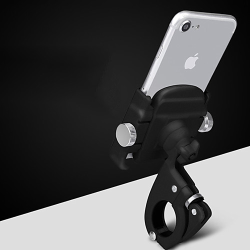 

Bike Phone Mount Adjustable / Retractable Anti-Slip Universal for Road Bike Mountain Bike MTB Aluminum Alloy iPhone X iPhone XS iPhone XR Cycling Bicycle Black Silver