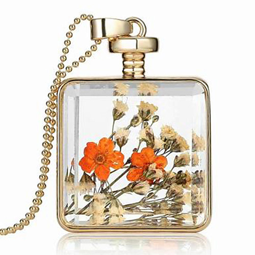 

Women's Pendant Necklace Necklace Glass Chrome Gold 60 cm Necklace Jewelry 1pc For Daily School Street Holiday Festival
