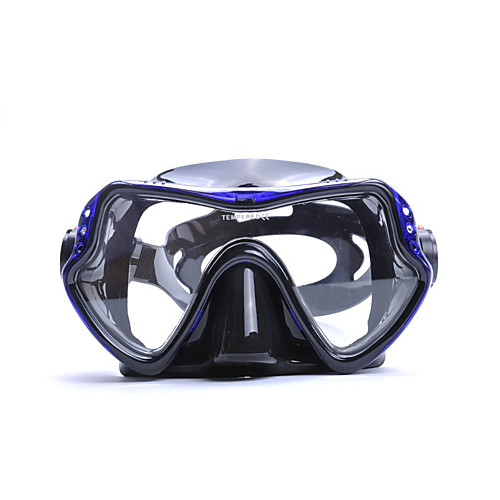 

YON SUB Diving Mask Underwater Waterproof Anti Fog Dry Top Adjustable Strap Two-Window - Swimming Diving Water Sports Scuba Silicone - For Adults Yellow Red Blue Black
