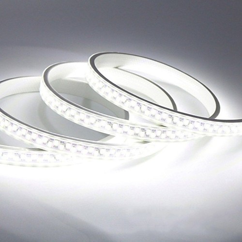 

20m LED Light Strips Waterproof Tiktok Lights 2400 LEDs 5730 SMD 1pc Warm White Cold White Flexible Cuttable Decorative 220-240 V