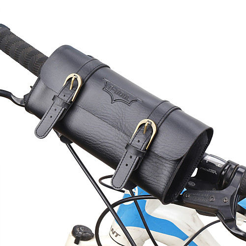 

Bike Handlebar Bag Cycling Casual Bike Bag PU Leather Bicycle Bag Cycle Bag Cycling