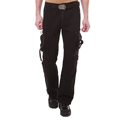

Men's Hiking Pants Trousers Summer Winter Outdoor Breathable Quick Dry Sweat-wicking Multi-Pocket Cotton Pants / Trousers Bottoms Black Green Fishing Climbing Camping / Hiking / Caving 27 28 29 30 31