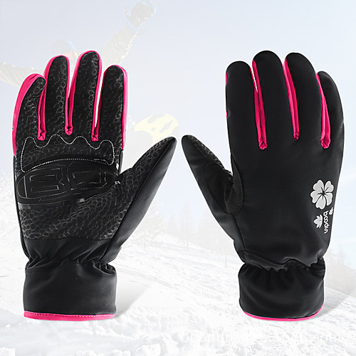 

Ski Gloves Women's Snowsports Full Finger Gloves Winter Waterproof Breathable Warm Silicon Snowsports Winter Sports