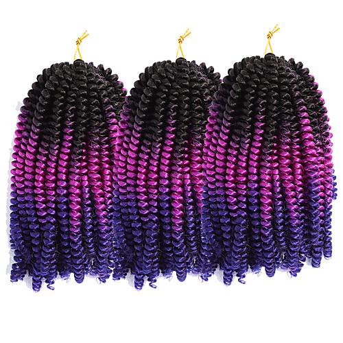 

Braiding Hair Curly Twist Braids Curly Braids Crochet Hair Braids Synthetic Hair 3 Pieces Hair Braids Natural Color 8 Elastic Synthetic Crochet Braids Dailywear Festival African Braids / Ombre Hair