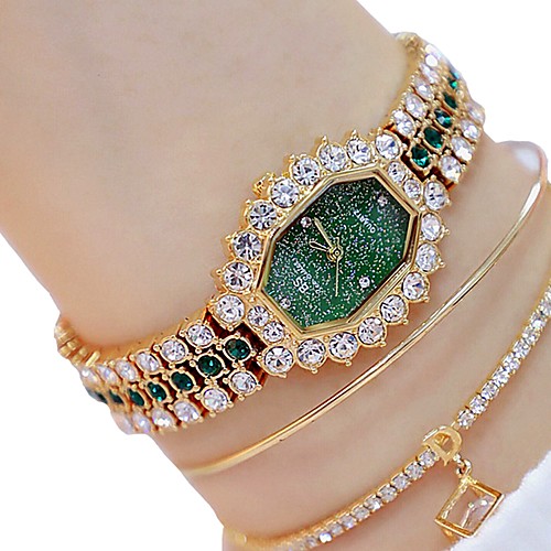 

Women's Bracelet Watch Quartz Watches Analog Quartz Glitter Sparkle Luminous Imitation Diamond / Two Years